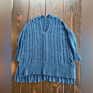 free people cable knit sweater
